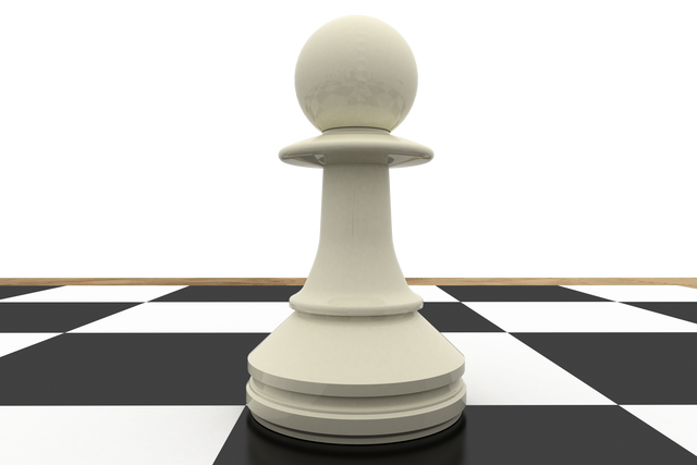 Giant white pawn on transparent background on chessboard - Download Free Stock Videos Pikwizard.com