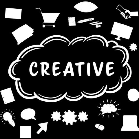 Creative Mind Concept with Symbols of Ideas and Innovation - Download Free Stock Templates Pikwizard.com