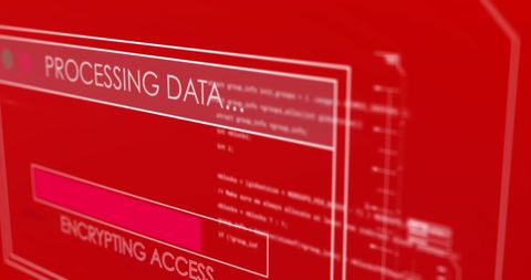 Digital Data Processing and Encryption Interface - Download Free Stock Images Pikwizard.com