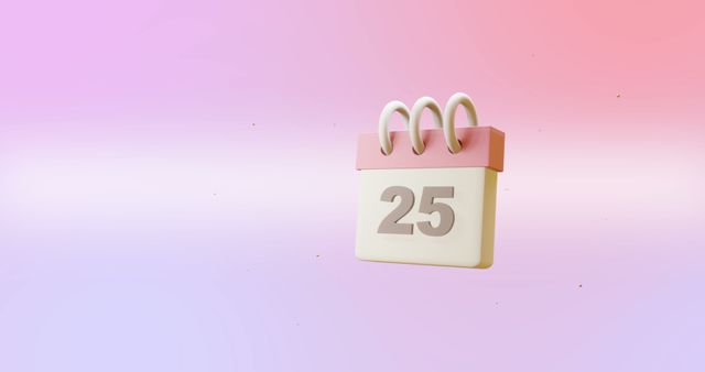 Festive Calendar with Christmas Theme on Pink Background - Download Free Stock Images Pikwizard.com