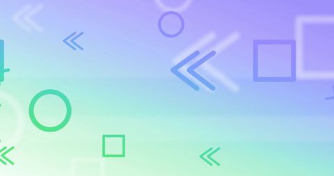 Abstract Digital Design with Geometric Symbols on Gradient Background - Download Free Stock Images Pikwizard.com