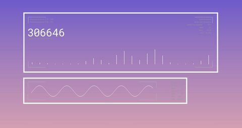 Digital Data Visualization with Graphs on Gradient Background - Download Free Stock Images Pikwizard.com