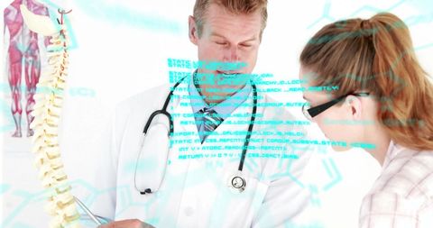 Digital Interface Enhancing Clinical Consultation at Hospital - Download Free Stock Images Pikwizard.com