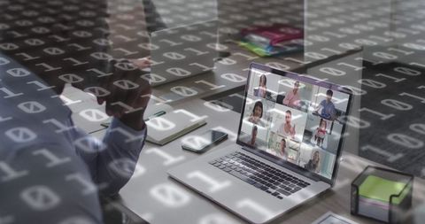Digital efficiency in virtual business meetings