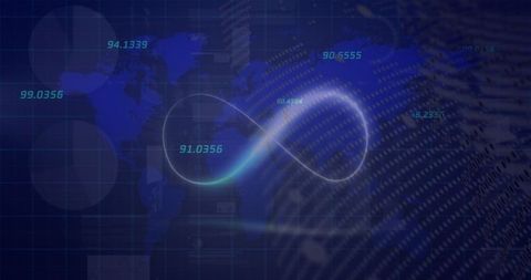 Global Network and Data Processing with Infinity Symbol