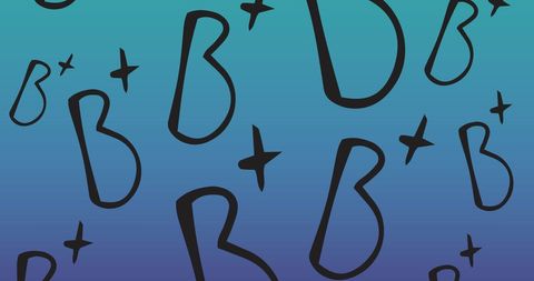B Plus Grades on Gradient Blue Background Symbolizing Academic Success - Download Free Stock Images Pikwizard.com