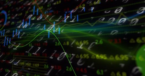 Digital Financial Analysis with Dynamic Diagrams - Download Free Stock Images Pikwizard.com