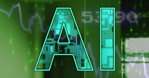Futuristic AI and Binary Code Digital Graphic - Download Free Stock Images Pikwizard.com