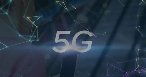 5G Technology Concept with Networking and Smartphone - Download Free Stock Images Pikwizard.com