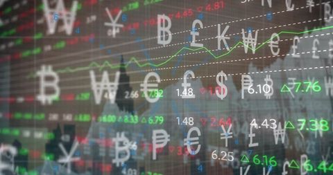Digital Financial Data Overlaid on Cityscape Symbolizing Global Business - Download Free Stock Images Pikwizard.com
