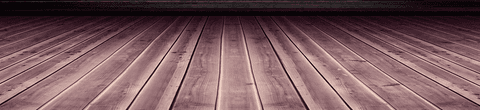 Brown plank floor on transparent background for interior design