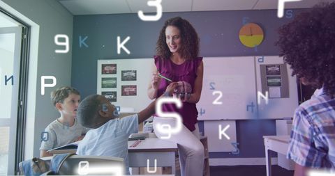 Innovative Learning: Teacher Explains Brain Model to Students - Download Free Stock Images Pikwizard.com
