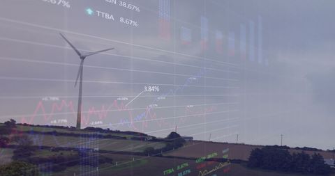 Sustainable Energy and Financial Growth Concept - Download Free Stock Images Pikwizard.com