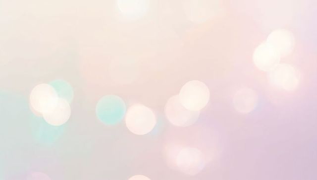 Pastel Bokeh Lights Creating Dreamy Abstract Background