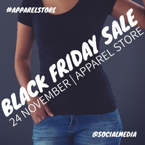 black friday sale awareness with minimalist vibe - Download Free Stock Templates Pikwizard.com