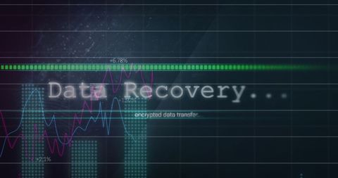 Data Recovery Progress Display on Digital Interface - Download Free Stock Images Pikwizard.com