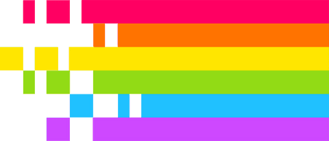 Vibrant Transparent Abstract Rainbow Bars - Download Free Stock Videos Pikwizard.com
