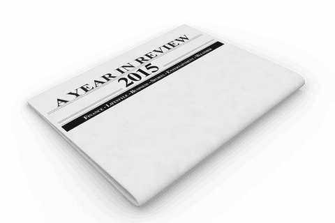 A Year in Review 2015 Newspaper on Transparent Background - Download Free Stock Videos Pikwizard.com