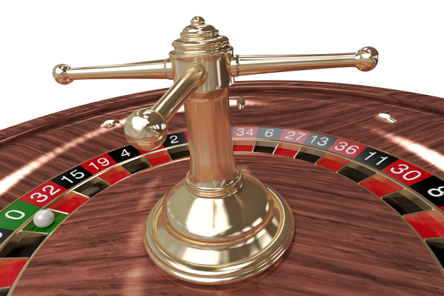 3D Wooden Roulette Wheel with Gold Details and Transparent Background - Download Free Stock Videos Pikwizard.com