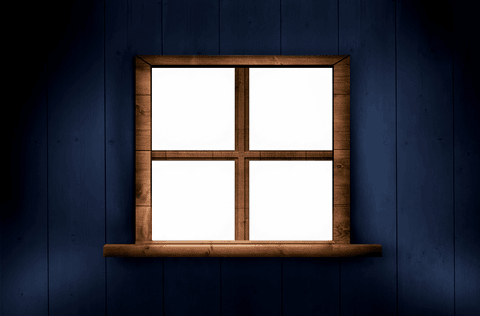 wooden window on dark wall with transparent background - Download Free Stock Videos Pikwizard.com