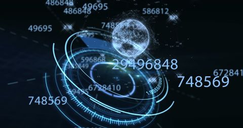 Futuristic Digital Interface with Connected World Concept - Download Free Stock Images Pikwizard.com