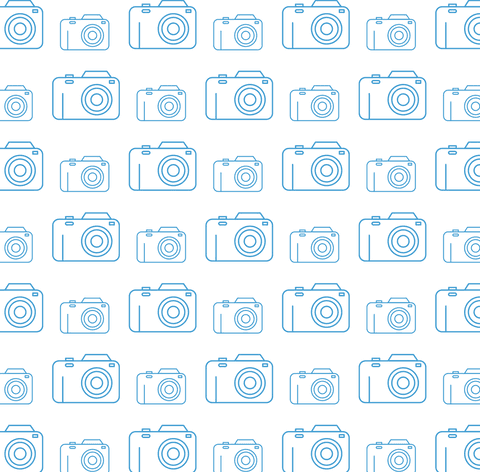 blue camera icon pattern on transparent background vector - Download Free Stock Videos Pikwizard.com