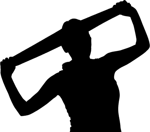 Transparent silhouette woman holding towel in hands