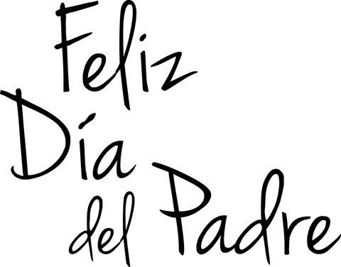 Feliz Dia Del Padre Text Transparent Father's Day Celebration