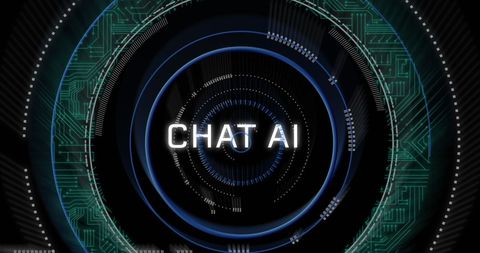 Digital Chat AI with Futuristic Circuit Board Design - Download Free Stock Images Pikwizard.com