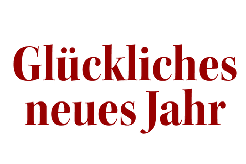Transparent Glückliches Neues Jahr New Year Text Design