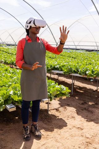Farm Innovator Uses VR for Sustainable Agriculture in Greenhouse