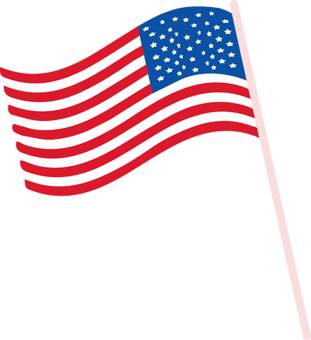 Stylized US Flag Waving on Transparent Background - Download Free Stock Videos Pikwizard.com