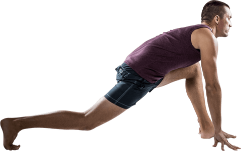 Athletic Man Performing Stretch Pose Transparent Background - Download Free Stock Videos Pikwizard.com