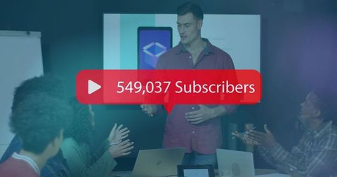 Team collaboration on app development in modern office setting