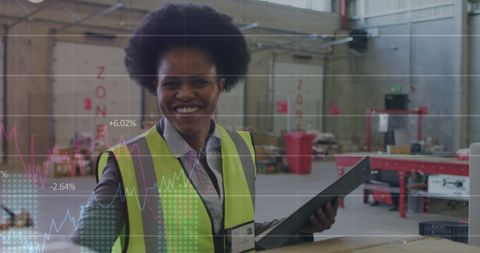 African American Warehouse Worker Analyzing Data Collaboration - Download Free Stock Images Pikwizard.com