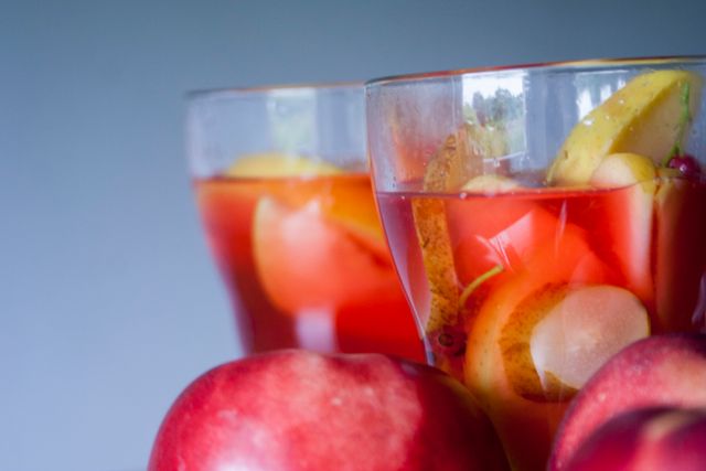 Refreshing Summer Sangria with Fresh Fruits - Download Free Stock Photos Pikwizard.com