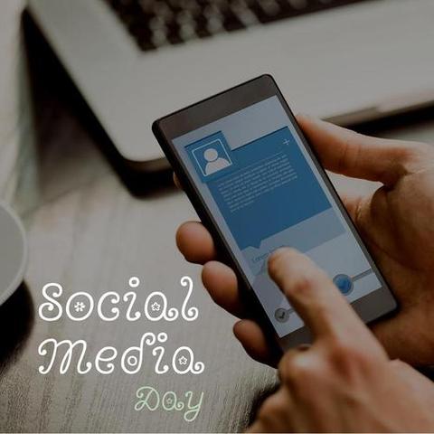 Celebrating Social Media Day with Mobile Connectivity - Download Free Stock Templates Pikwizard.com