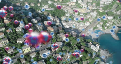 Digital Simulation of Virus Outbreak in Urban Area