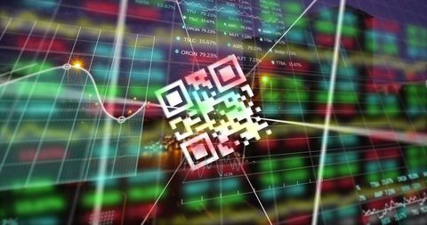 Dynamic QR Code with Stock Analytics and Digital Graphs