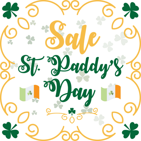 transparent st. patrick's day sale banner with shamrocks - Download Free Stock Videos Pikwizard.com