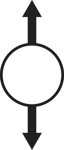 Black Circle with Arrows Up and Down on Transparent Background - Download Free Stock Videos Pikwizard.com