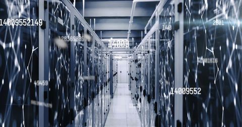 futuristic data center with digital connections and network technologies - Download Free Stock Images Pikwizard.com