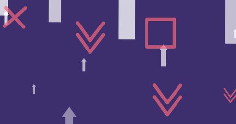 Abstract Digital Interface with Arrows and Shapes - Download Free Stock Images Pikwizard.com