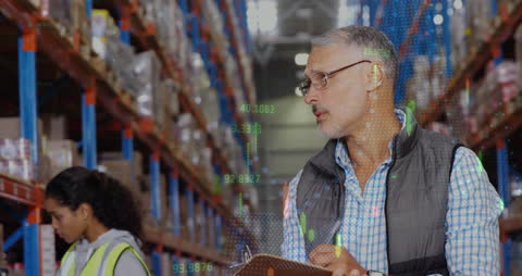 Warehouse Logistics and Data Analytics with Diverse Workers