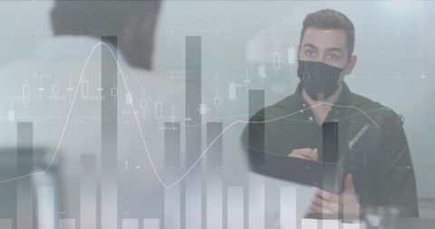 Data Statistics with Professionals in Masks Amid Pandemic