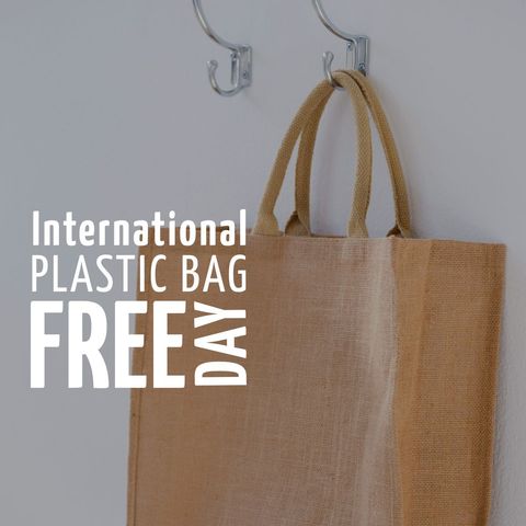 jute bag promoting environmental conservation awareness - Download Free Stock Templates Pikwizard.com