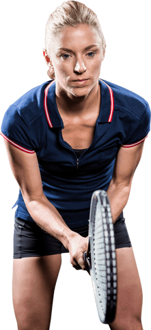 determined female tennis player with transparent background - Download Free Stock Videos Pikwizard.com