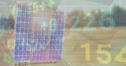 Innovative Solar Energy Solutions with Data Analytics - Download Free Stock Images Pikwizard.com