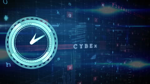 Digital Clock Overlay on Data Network