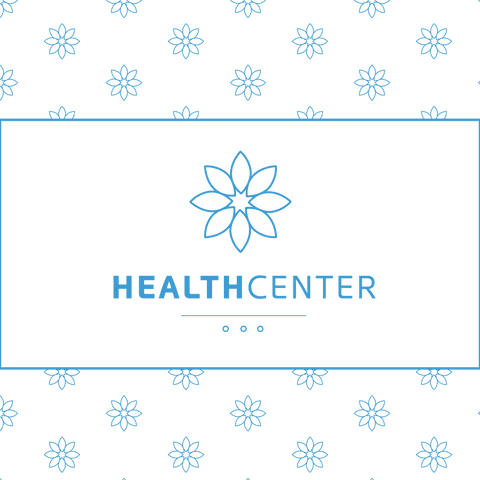 transparent health center logo with floral elements - Download Free Stock Videos Pikwizard.com